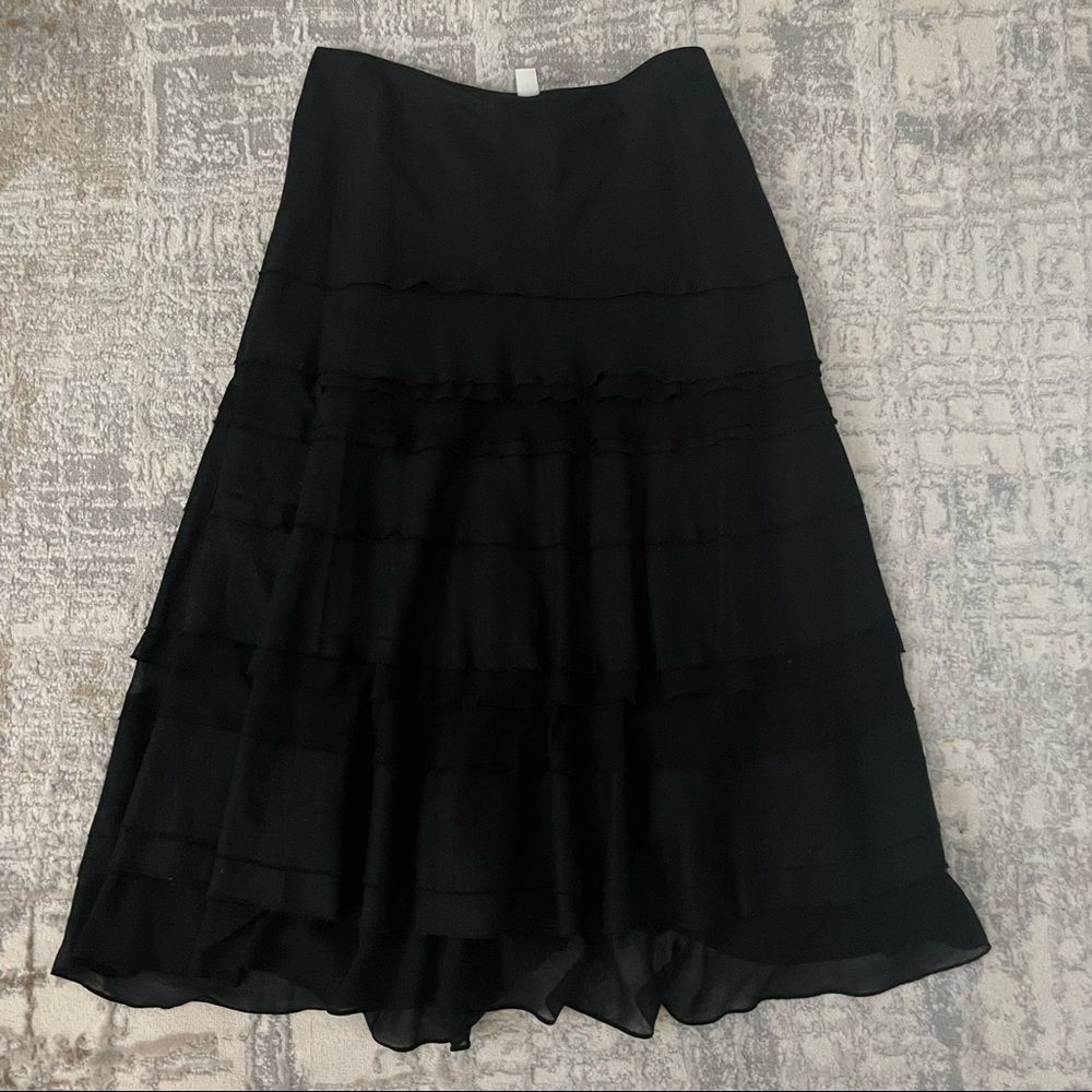 WHBM Ruffle MIDI Skirt